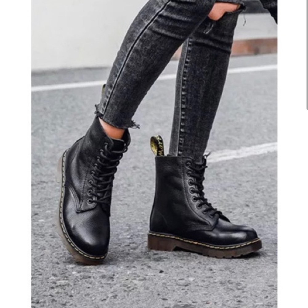 Classic black Dr. Marten boots